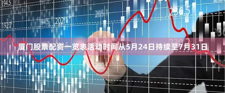厦门股票配资一览表活动时间从5月24日持续至7月31日