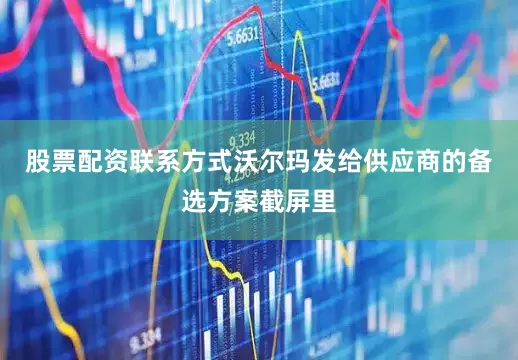 股票配资联系方式沃尔玛发给供应商的备选方案截屏里